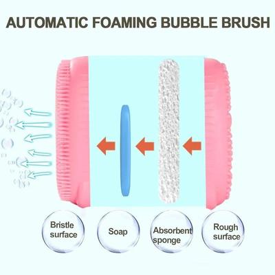 Child-Friendly Bath Brush - 1 Pc Durable and Easy to Clean