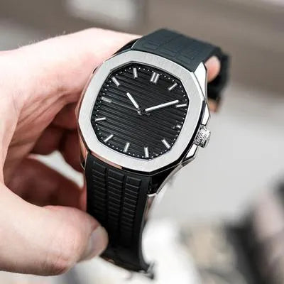 Men’s Nautilus Design Quartz Watch – Stylish, Durable & Water Resistant