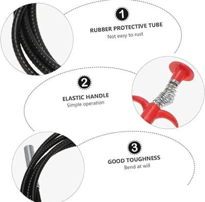 Drain Clog Remover Wire, 60 cm