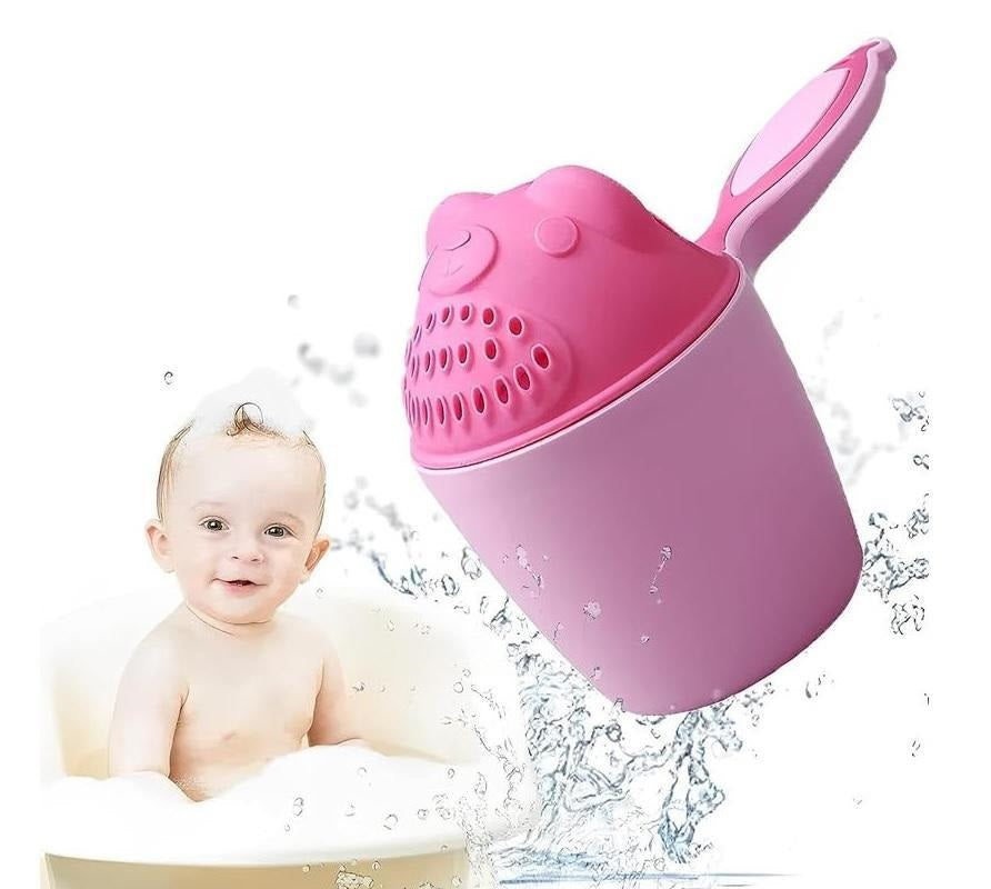 Baby Bath Mug Cartoon Baby Shower Cap