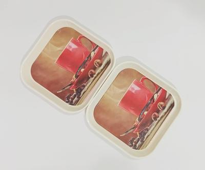 Melamine Square Plate , Pack Of 2