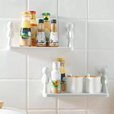 Premium White Bathroom Organizer - 1 Pc with Easy Installation and Durable ABS Plastic